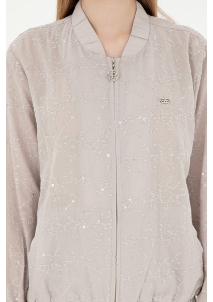 Kadın Taş Gömlek Desenli 50289819-VR049