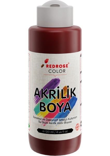 Akrilik Boya Bordo 120'ml