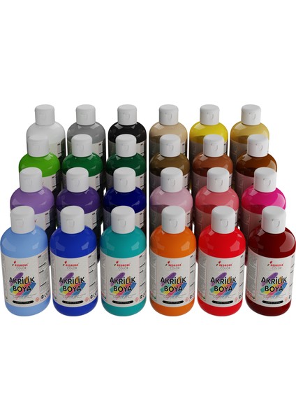 Akrilik Boya 24 Renk 24X250 gr. modelleri