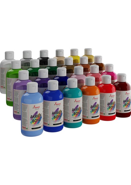 Akrilik Boya 24 Renk 24X250 gr. fırsatları