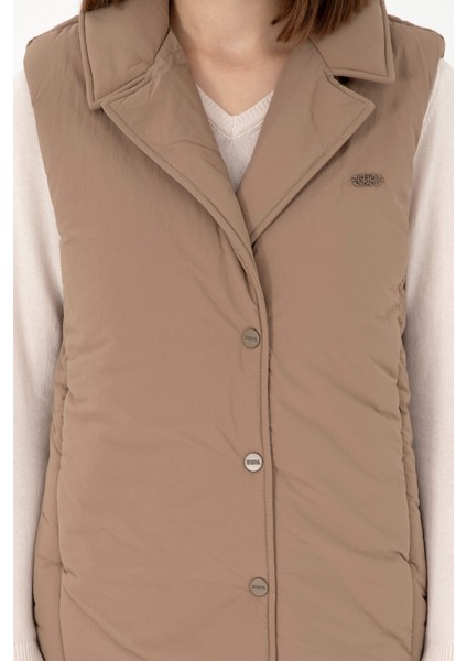 Kadın Haki Yelek (Dokuma) 50289554-VR027