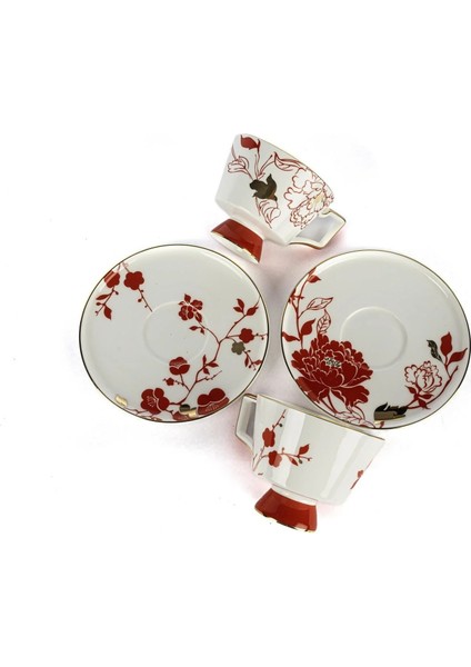 Poppy 2'Li Kahve Fincan Set 90 Cc Butik Porselen Mutfak fiyatları