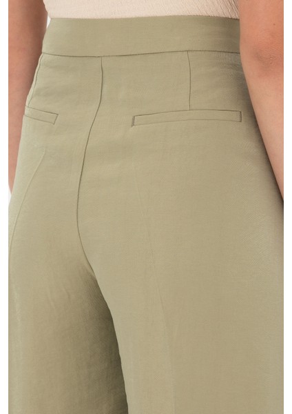 Kadın Açık Haki Pantolon (Kanvas-Chino) 50290906-VR183