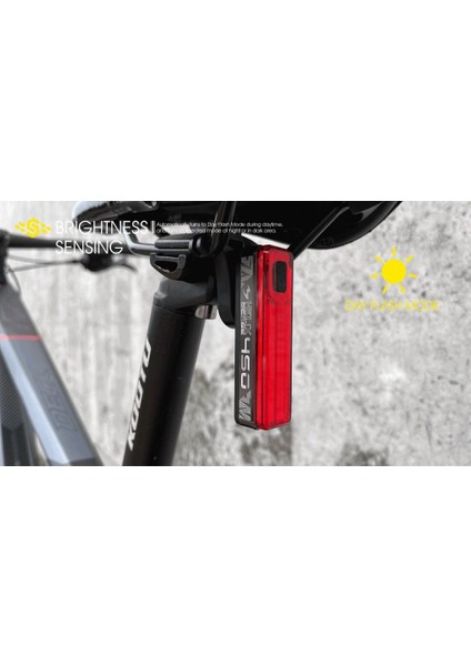 Helıx Sense 300 Lümen USB Arka Lamba