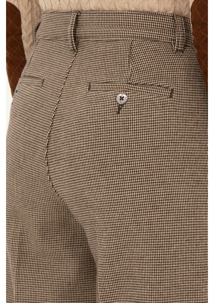 Kadın Kahverengi Pantolon (Kanvas-Chino) 50290872-VR029