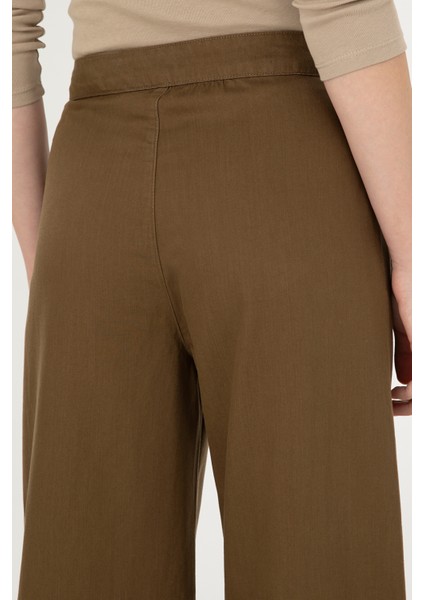 Kadın Haki Pantolon (Kanvas-Chino) 50290893-VR027