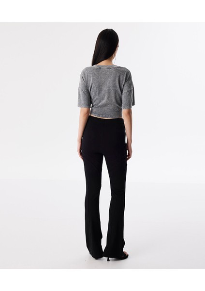 Flare Fit Penye Pantolon TS1250003086001