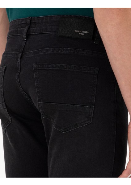 Erkek Siyah Slim Fit Jean Pantolon 50292091-Vr046