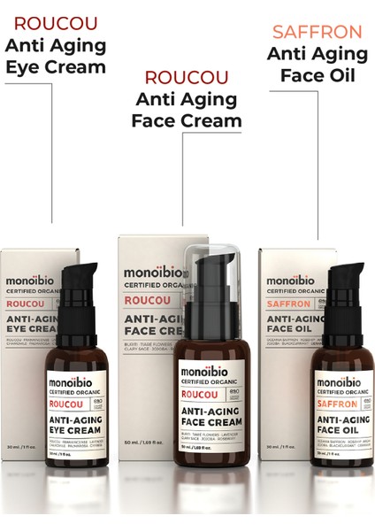Anti Aging Organik Sertifikalı Cilt Bakım Seti - Anti Aging Yüz Krremi - Anti Aging Göz Kremi - Anti Aging Yüz Yağı fiyatları