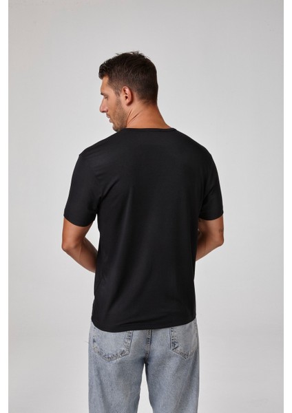 Kısa Kol Düğmeli Erkek T-Shirt 1622