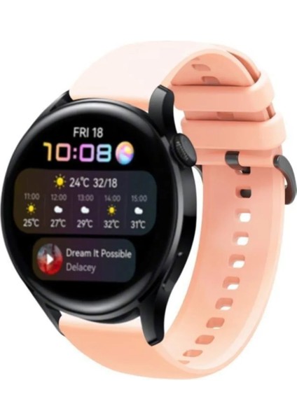 Huawei Gt 5 / Gt 5 Pro 46MM Uyumlu Yumuşak Termoplastik Silikon Kordon (22MM)