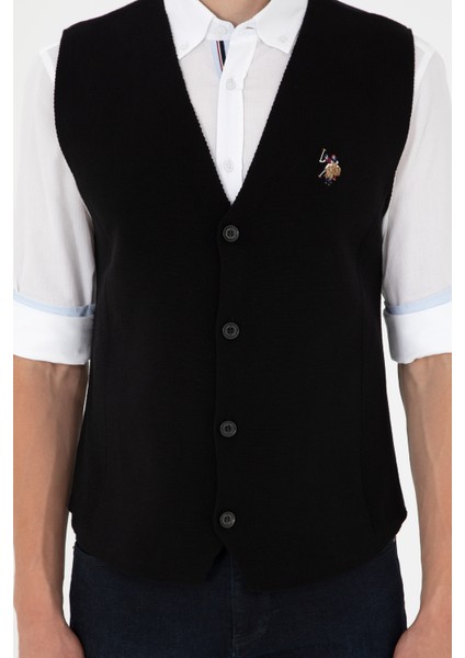 Erkek Siyah Hırka (Triko) 50292677-VR046