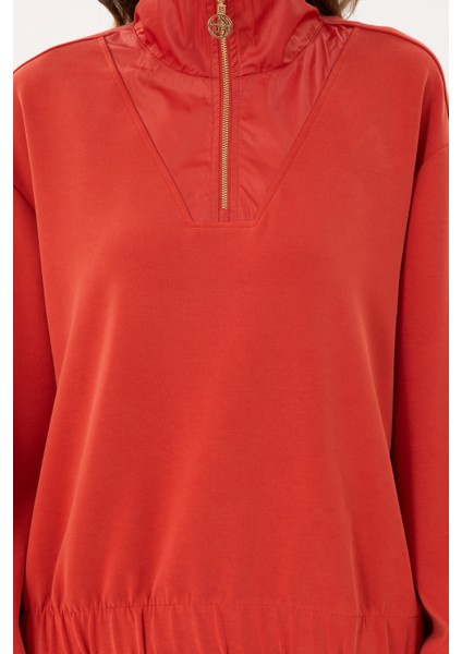 Kadın Kiremit Sweatshirt 50292356-VR031