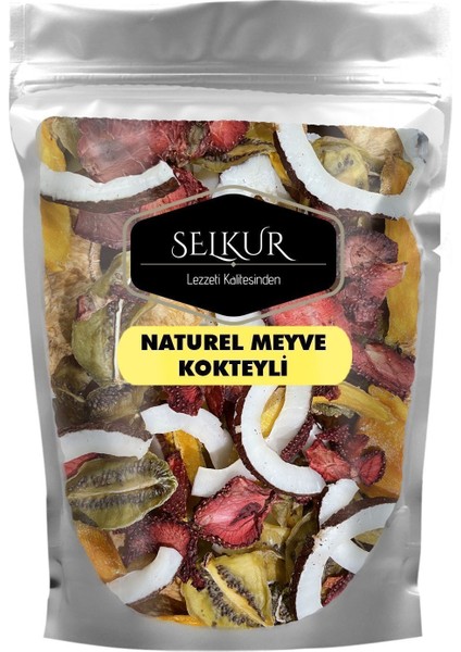 Natural Meyve Kokteyl (Karışık Kuru Meyve) 200 gr (Sıfır Şeker-Zero Sugar)