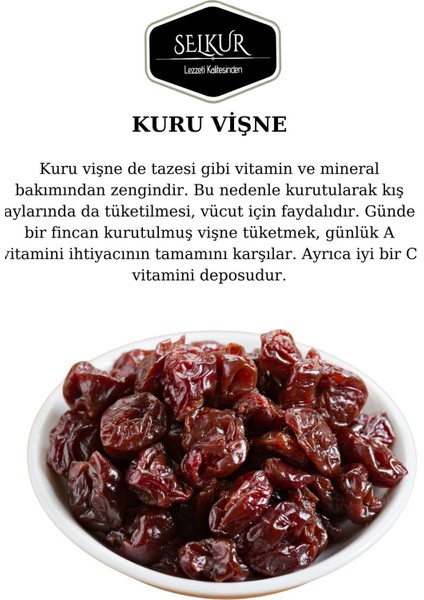 Kuru Vişne 500GR (Çekirdeksiz)