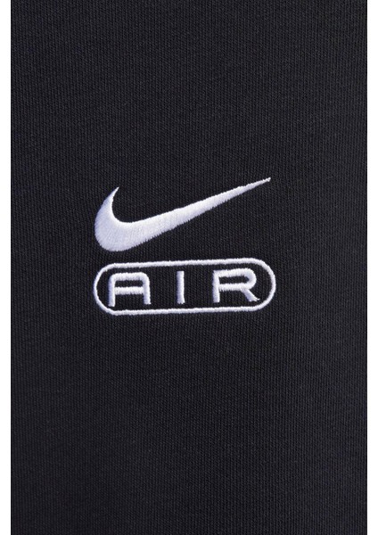 Air Women's Oversized Crew Neck French Terry Sweatshirt Kadın Geniş Kalıp Sweatshirt Siyah fırsatları