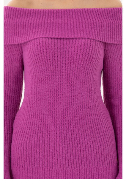 Kadın Fuşya Kazak /Triko 50293116-VR023