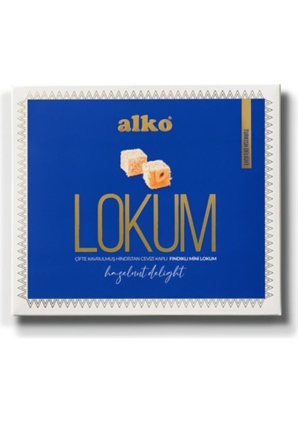 Çifte Kavrulmuş Fındıklı Mini Lokum 200 gr