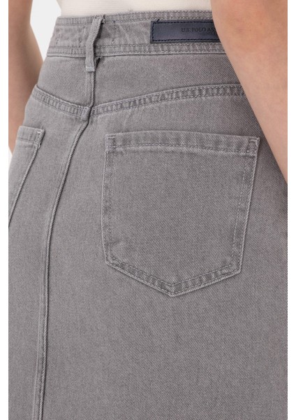 Kadın Gri Etek (Jean) 50293251-DN0025