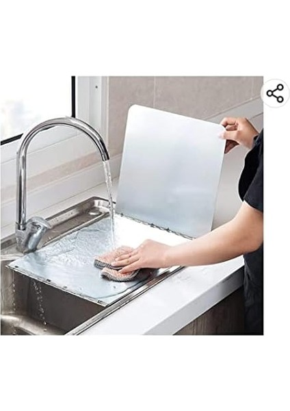 Ocak Arkası Koruyucu Yağ Sıçratmaz Panel Küçük Boy Tekli Ocak Için Uyumludur 30+30+30 fiyatları