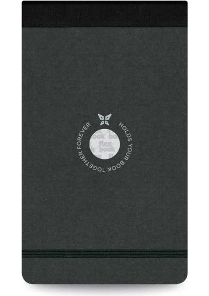 46 Esnek Notepad 10X17 Siyah Şeritli Çizgili 160 Sayfa 85GR