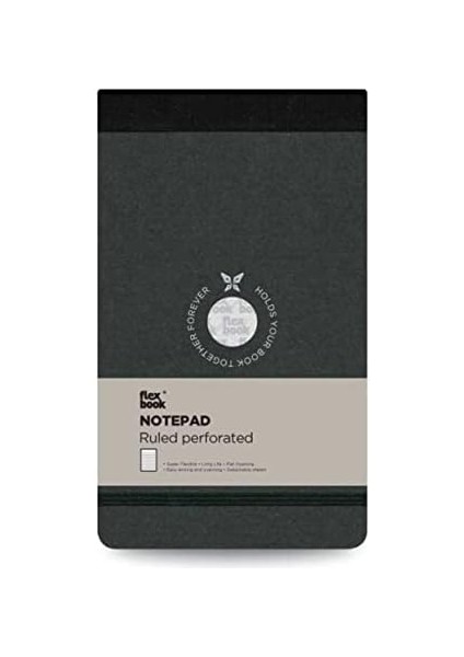 46 Esnek Notepad 10X17 Siyah Şeritli Çizgili 160 Sayfa 85GR