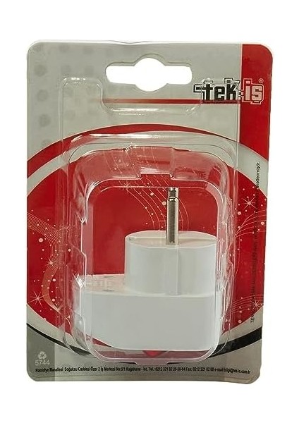 524098 Fişs Erkek Topraklı Anahtarlı, Beyaz modelleri