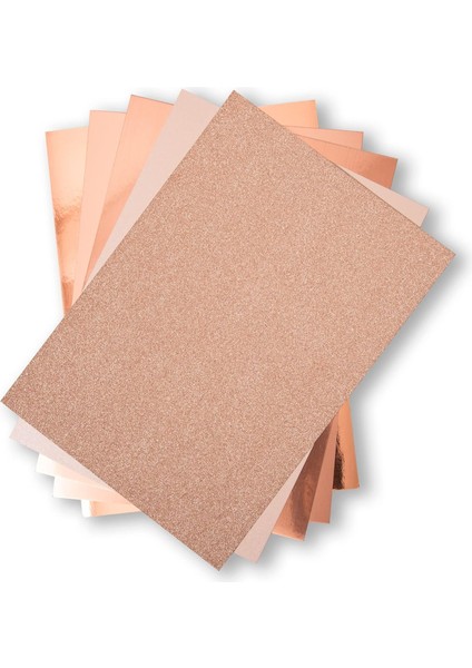 Rose Gold, Surfacez, Yüzeyler-Zengin Kart Stoğu, 8X11,5 Inç, 50'li Paket