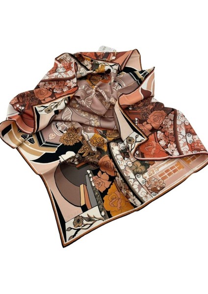Bosphorus Çift Taraflı Ipek Twill Eşarp 8834712-931