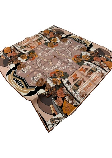 Bosphorus Çift Taraflı Ipek Twill Eşarp 8834712-931