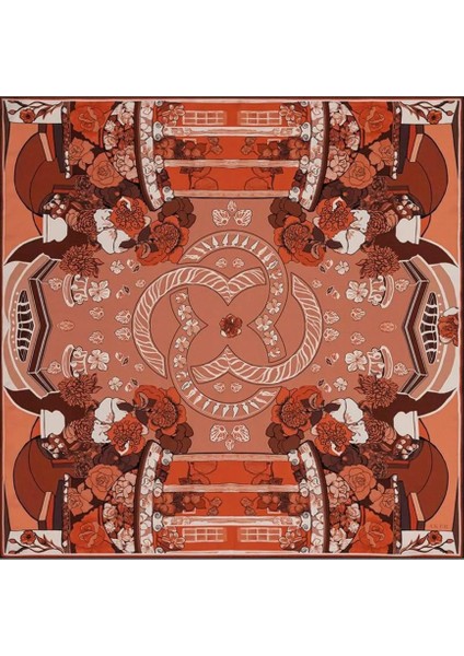 Bosphorus Çift Taraflı Ipek Twill Eşarp 8834712-931