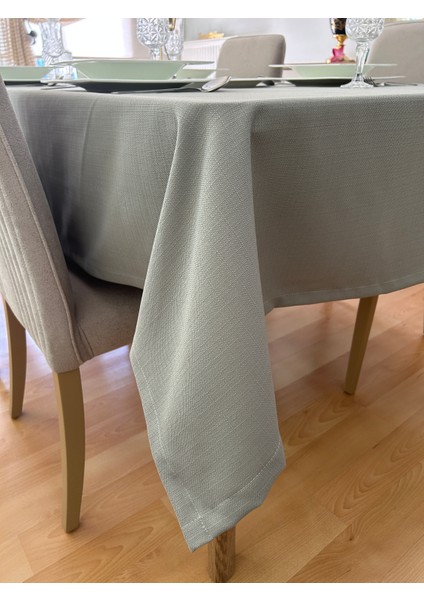 Assos Premium Dertsiz Masa Örtüsü Gri