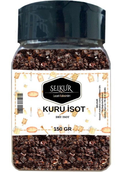 Kuru Isot 150gr(ELENMİŞ, KATKISIZ)
