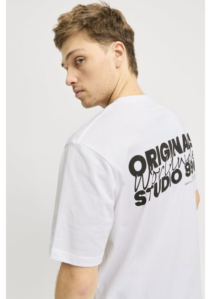 Jorvesterbro Back Tee Ss Crew Neck P.beyaz fırsatları