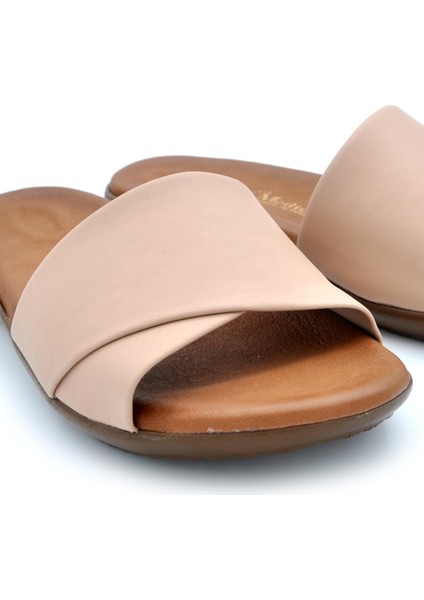 Anatomik Tabanlı Günlük Kadın Terlik Vizon Saya Ortopedik Medikal Medically indirimleri