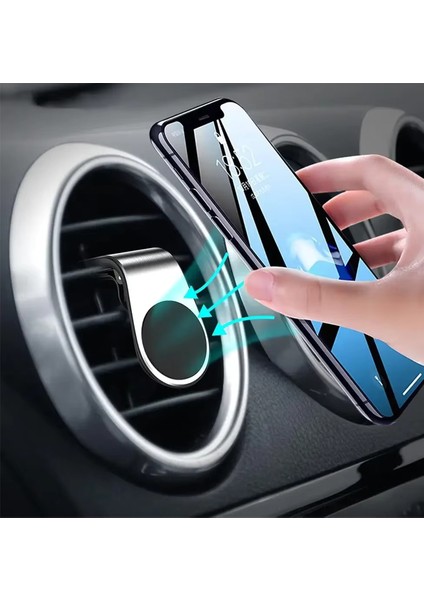 Manyetik Mıknatıslı Araç Içi Telefon Tutucu Havalandırma Menfezli