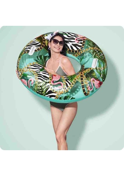 Floral Fantasy Şişme Simit 1.14 M/45"