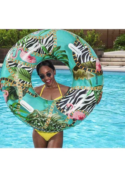 Floral Fantasy Şişme Simit 1.14 M/45"