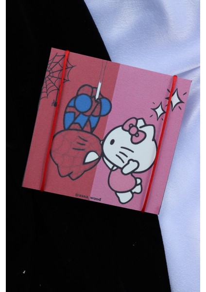 Sevgili Bilekliği Çift Bilekliği Ip Bileklik, Kırmızı Ip,hello Kitty ve Spiderman modelleri