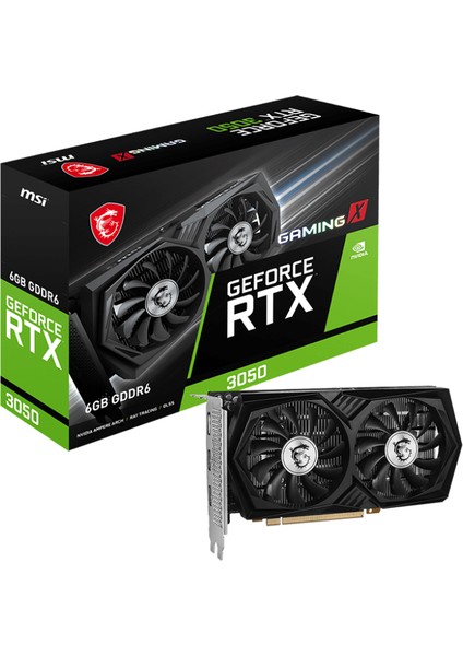 Msı Geforce Rtx 3050 Gamıng x 6g 6gb Gd6 96B