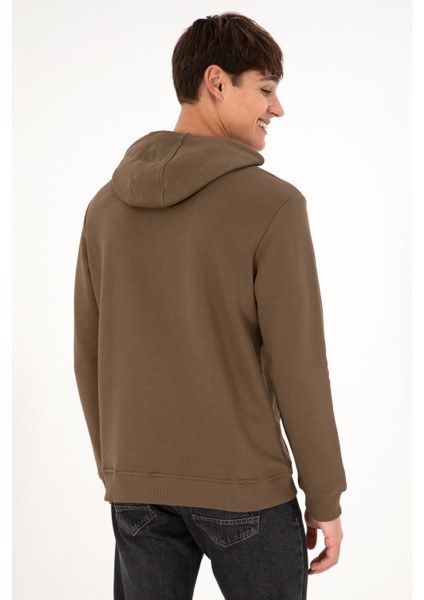 Erkek Haki Sweatshirt 50295167-VR027