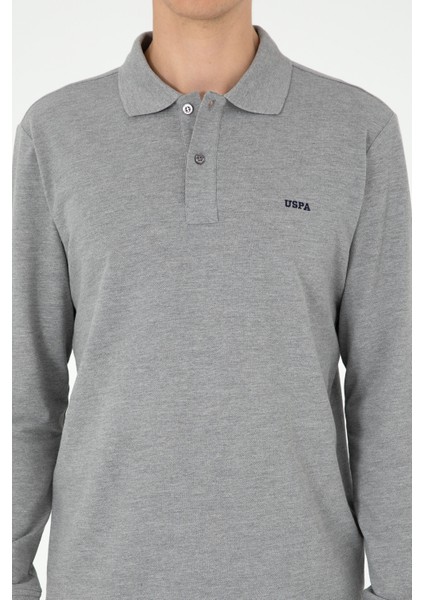 Erkek Gri Melanj Sweatshirt 50295169-VR086