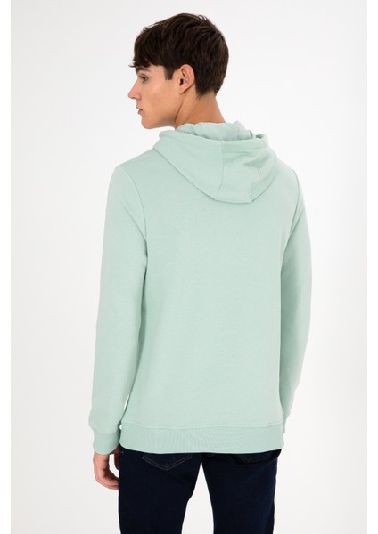 Erkek Su Yeşili Sweatshirt 50295167-VR048