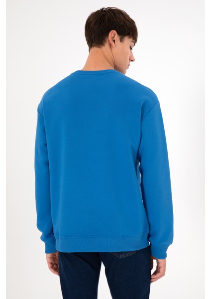 Erkek Kobalt Sweatshirt 50295148-VR077