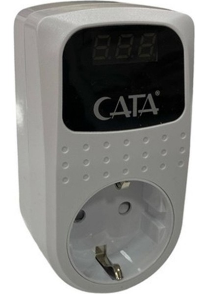 Regülatör Priz LED Ekranlı Çocuk Korumalı Yıldırım Korumalı Cata Akım Korumalı Priz 4000 W