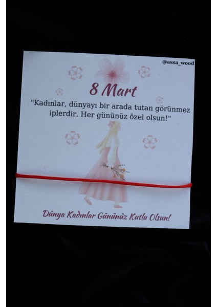 8 Mart Dünya Kadınlar Günü Özel Kırmızı Ip fırsatları