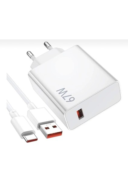 Xiaomi Redmi Samsung Uyumlu 67W Süper Hızlı Turbo Şarj Aleti,cihazı (Üst Kalite Ürün) modelleri