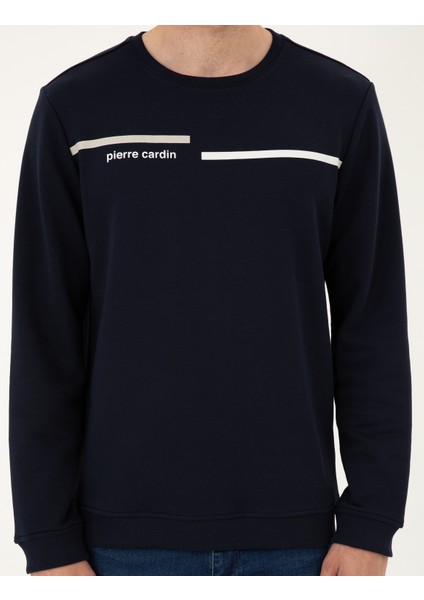 Erkek Lacivert Regular Fit Sweatshirt 50295755-VR033