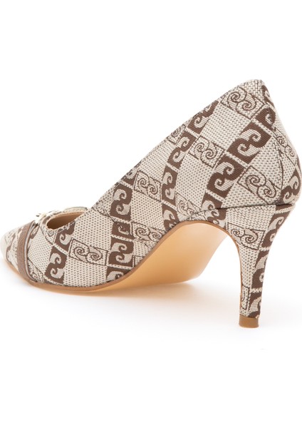 Kadın Bej Topuklu Ayakkabı 50295561-VR011