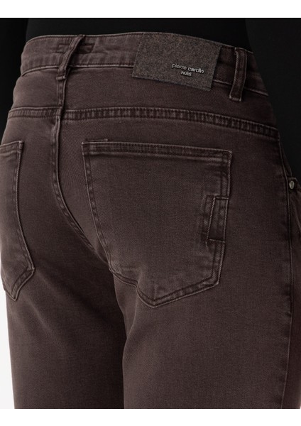 Erkek Kahverengi Slim Fit Jean Pantolon 50295842-VR029